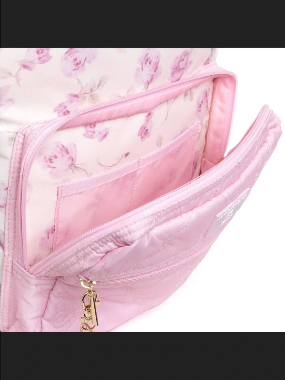 LoveShackFancy x Target - Yoobi Ribbon Rosa Backpack Sterling Dusk
